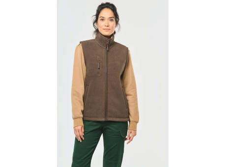 Chaleco polar con interior de sherpa unisex