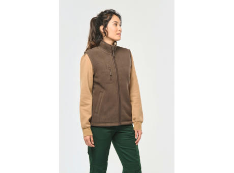 Chaleco polar con interior de sherpa unisex