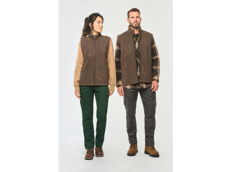 Chaleco polar con interior de sherpa unisex
