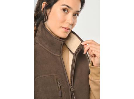Chaleco polar con interior de sherpa unisex