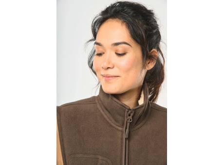 Chaleco polar con interior de sherpa unisex