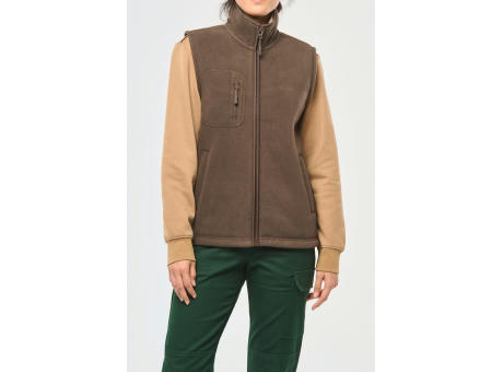 Chaleco polar con interior de sherpa unisex