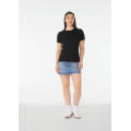 Camiseta cuello redondo Heather