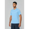 Camiseta de deporte cuello de pico hombre