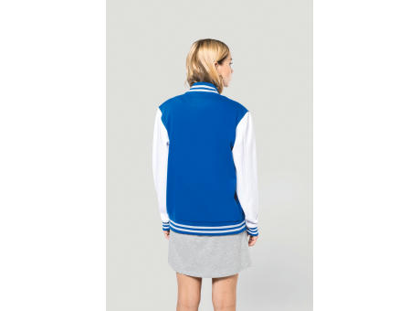 Cazadora béisbolera de felpa unisex 