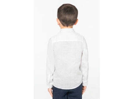 Camisa de lino infantil 