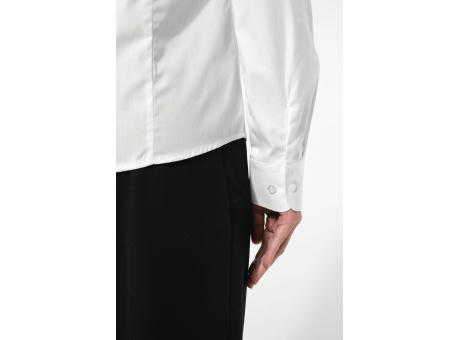 Camisa popelina manga larga mujer