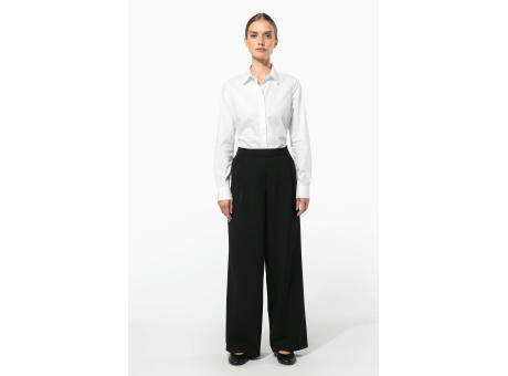 Camisa popelina manga larga mujer