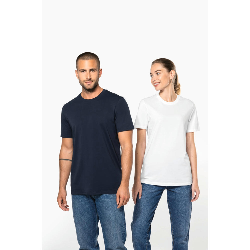 Camiseta cuello redondo y manga corta unisex