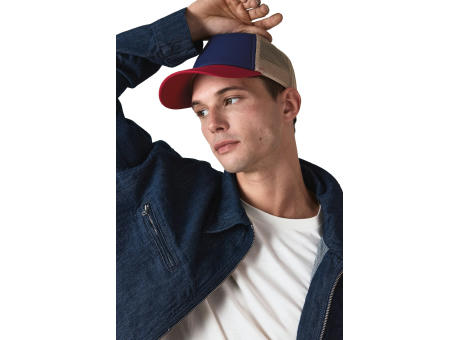Gorra trucker de 5 paneles de algodón canvas - K-up Gold Label
