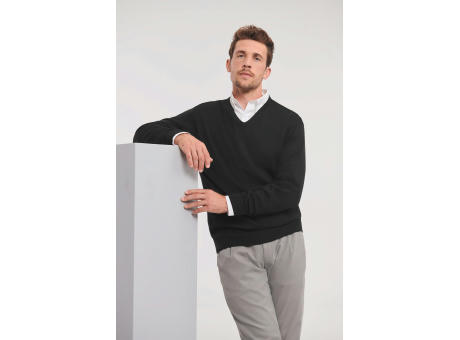 Jersey cuello de pico hombre