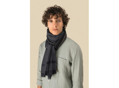 Fular a cuadros unisex