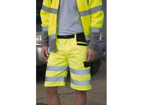 Shorts tipo cargo de seguridad