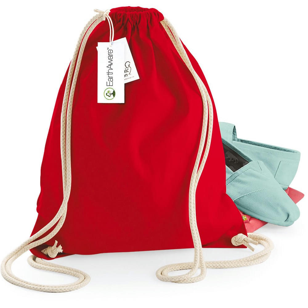 Bolsa de gimnasio EARTHAWARE® - algodón orgánico 