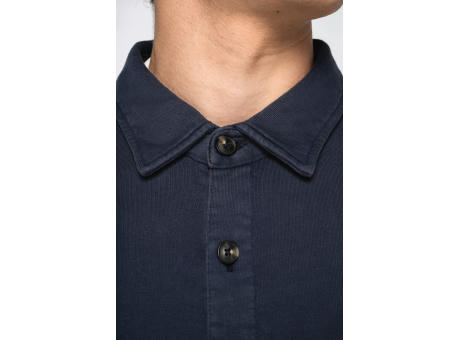 Sobrecamisa ecorresponsable efecto lavado de felpa perchada hombre