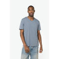 Camiseta ecorresponsable slub con bordes sin rematar hombre