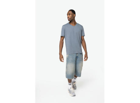 Camiseta ecorresponsable slub con bordes sin rematar hombre