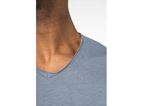 Camiseta ecorresponsable slub con bordes sin rematar hombre