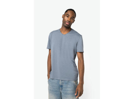 Camiseta ecorresponsable slub con bordes sin rematar hombre