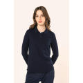 Polo Supima® manga larga mujer