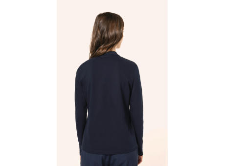 Polo Supima® manga larga mujer