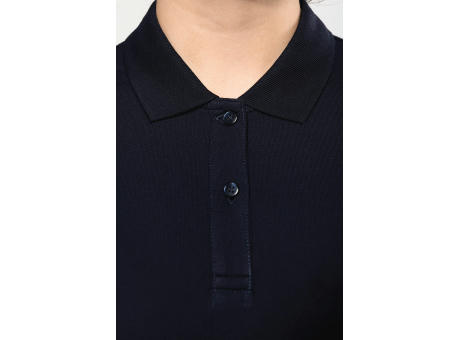 Polo Supima® manga larga mujer