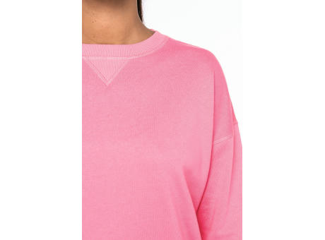 Sudadera ecorresponsable hombros caídos mujer