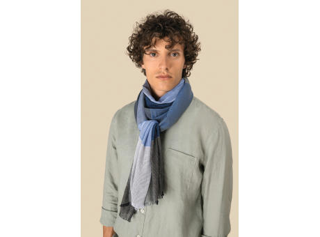 Fular a cuadros unisex