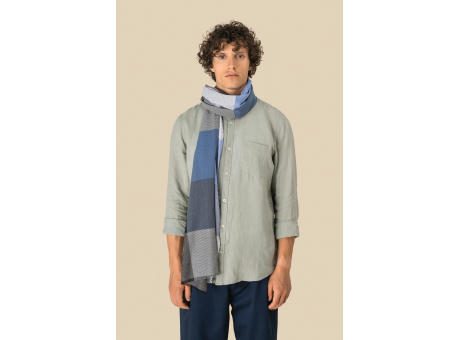 Fular a cuadros unisex