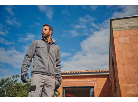 Chaqueta polar con mangas amovibles hombre