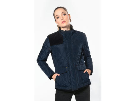 Chaqueta acolchada rombos mujer