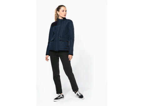 Chaqueta acolchada rombos mujer
