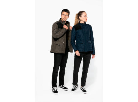 Chaqueta acolchada rombos mujer