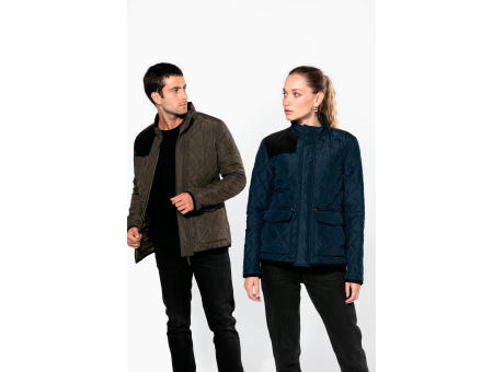 Chaqueta acolchada rombos mujer