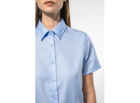 Camisa no-plancha manga corta mujer