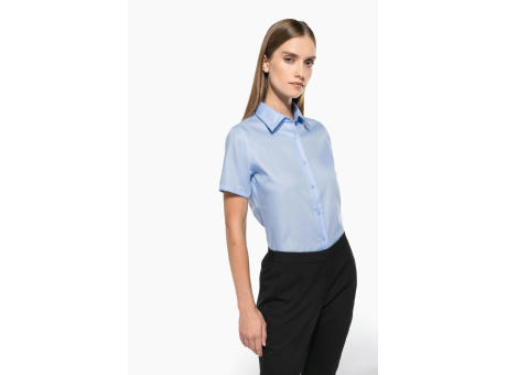 Camisa no-plancha manga corta mujer