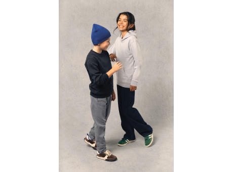 Sudadera reciclada con cremallera y capucha infantil