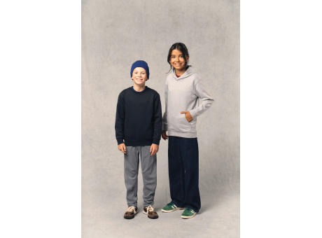 Sudadera reciclada con cremallera y capucha infantil