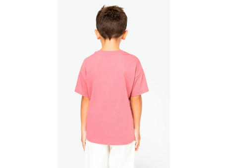 Camiseta ecorresponsable de hombros caídos infantil