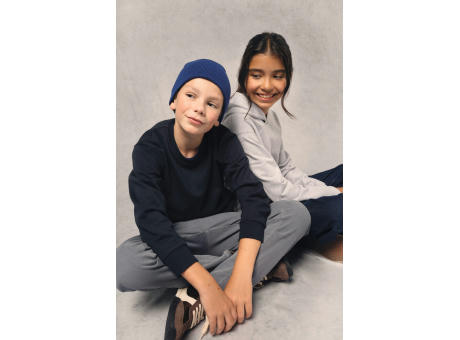 Sudadera reciclada con cremallera y capucha infantil