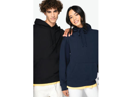 Sudadera ecorresponsable con capucha y hombros caídos French Terry unisex