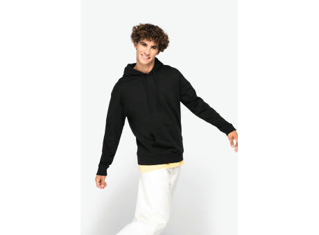 Sudadera ecorresponsable con capucha y hombros caídos French Terry unisex