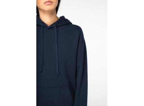 Sudadera ecorresponsable con capucha y hombros caídos French Terry unisex