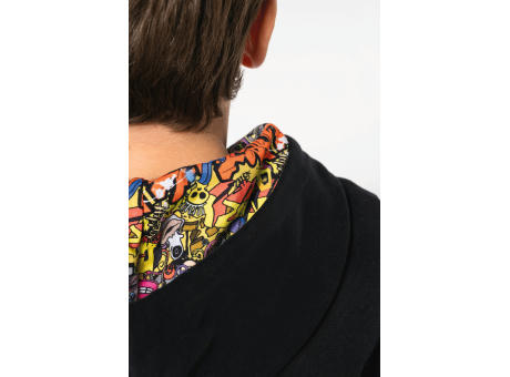 Sudadera con capucha de forro contrastado infantil