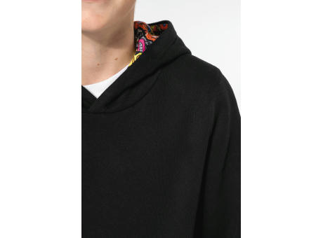 Sudadera con capucha de forro contrastado infantil