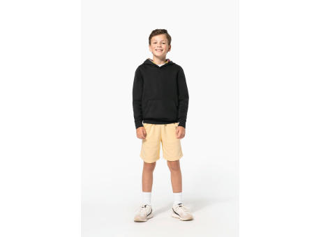 Sudadera con capucha de forro contrastado infantil