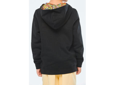 Sudadera con capucha de forro contrastado infantil