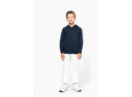Sudadera con capucha de forro contrastado infantil