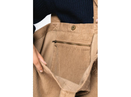 Bolsa ecorresponsable efecto lavado de pana 