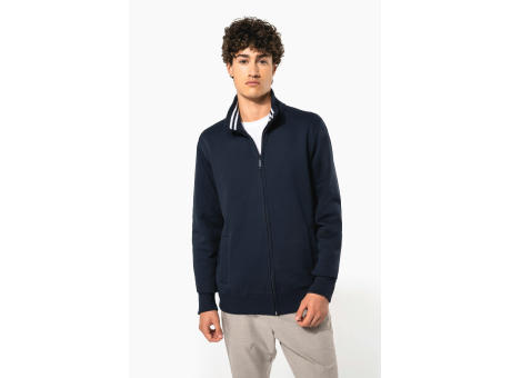 Chaqueta de felpa con cremallera hombre